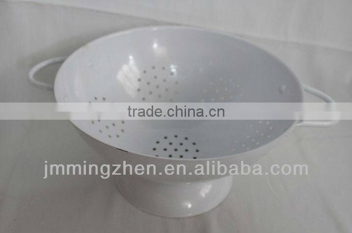 Stainless steel fruit basket with basket, Stainless steel red basket, Fruit basket with cover