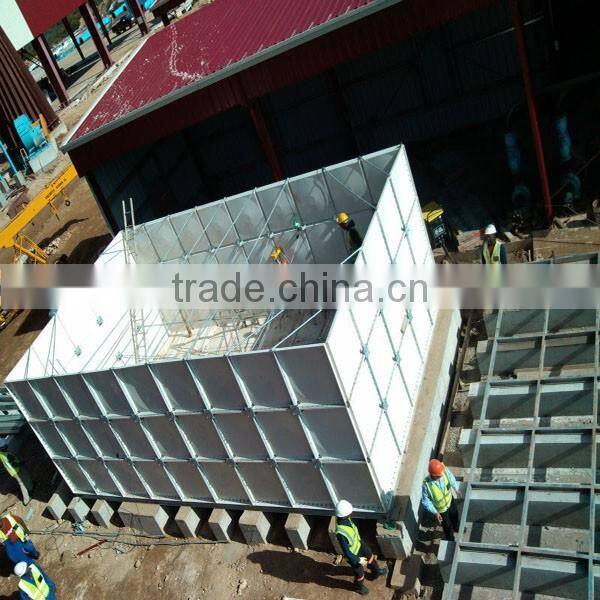 SMC modular panel storage water tank frp fiberglass modular panel water storage tanks grp modular panel drinking water tanks
