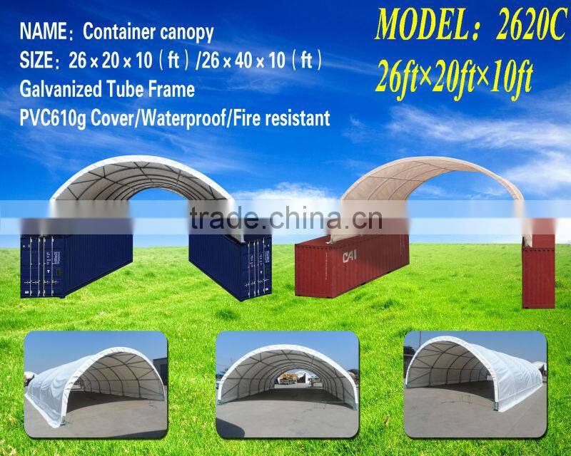 Outdoor storage 20 40FT container tent
