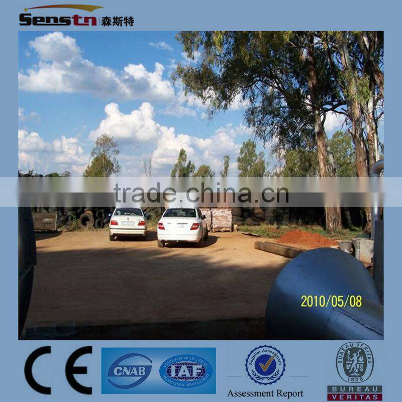 Best-selling waste-tire pyrolysis plant (atmospheric distillation) with BV SGS CE authorization