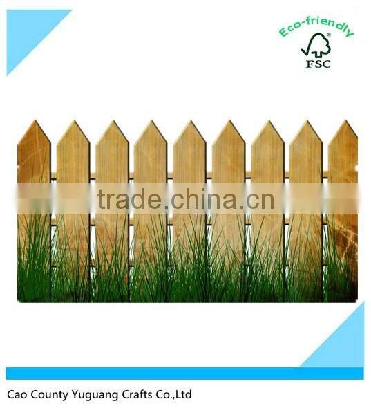 wholesale customized cheap wooden mark symbol Wooden garden fence