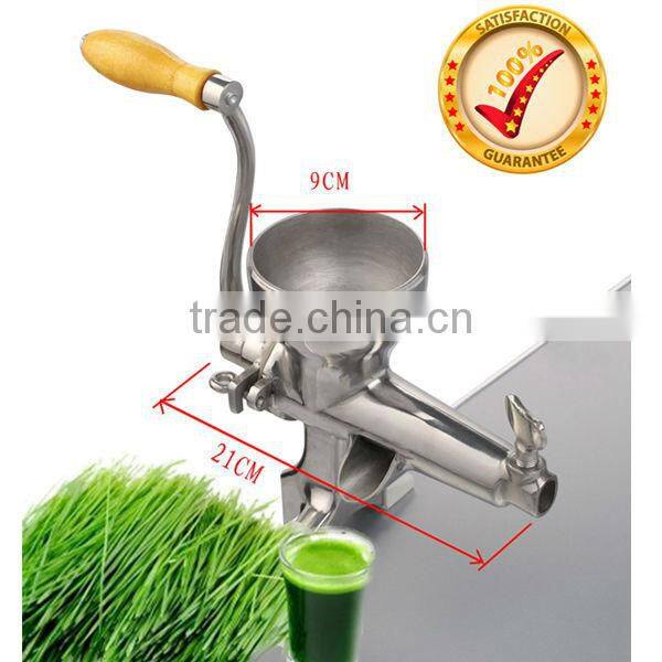 Electroplate tinned Cast iron manual wheatgrass juicer machine
