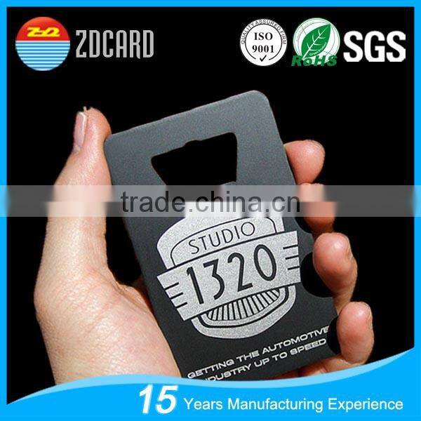 Luxury Electroplate Matt Black Metal VIP Card