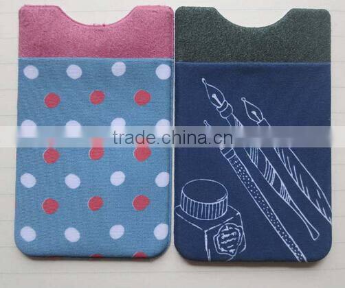 Cheap 3m sticker smart wallet mobile card holder