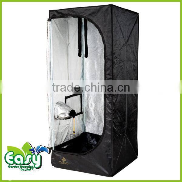 Hydropoinics Complete indoor grow tent kits 80x80x160cm with DWC bucket, LED grow light and ventilation equipment