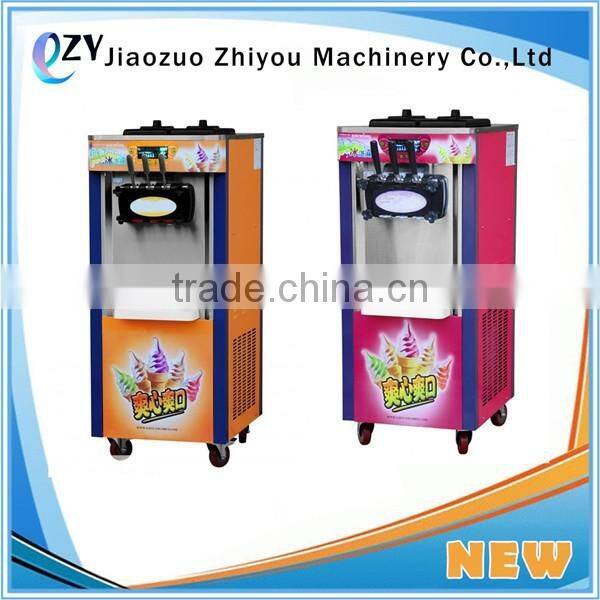 cheap price Digital Three Flavors mini Soft Ice Cream Machine For export (email:peggy@jzzhiyou.com)