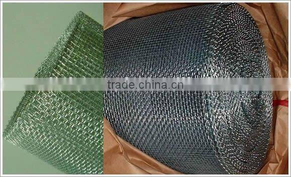 galvanized crimped wire mesh