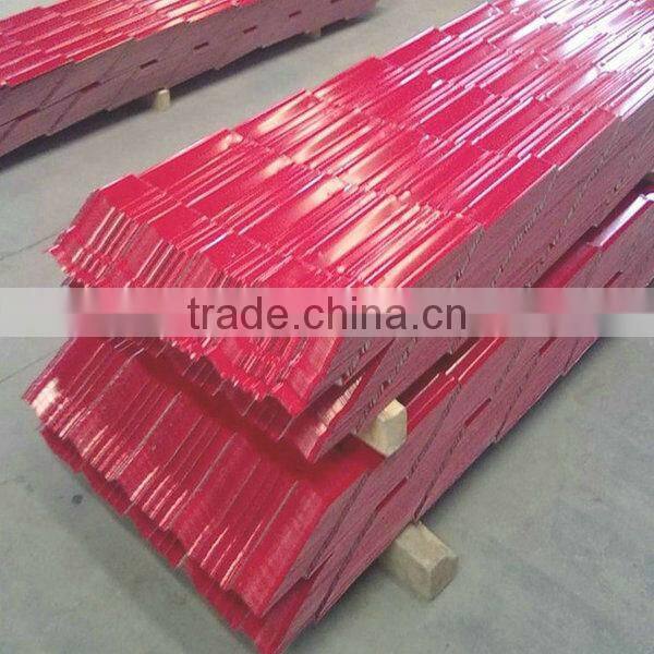 Economic environmentally friendly corrugated color steel sheet