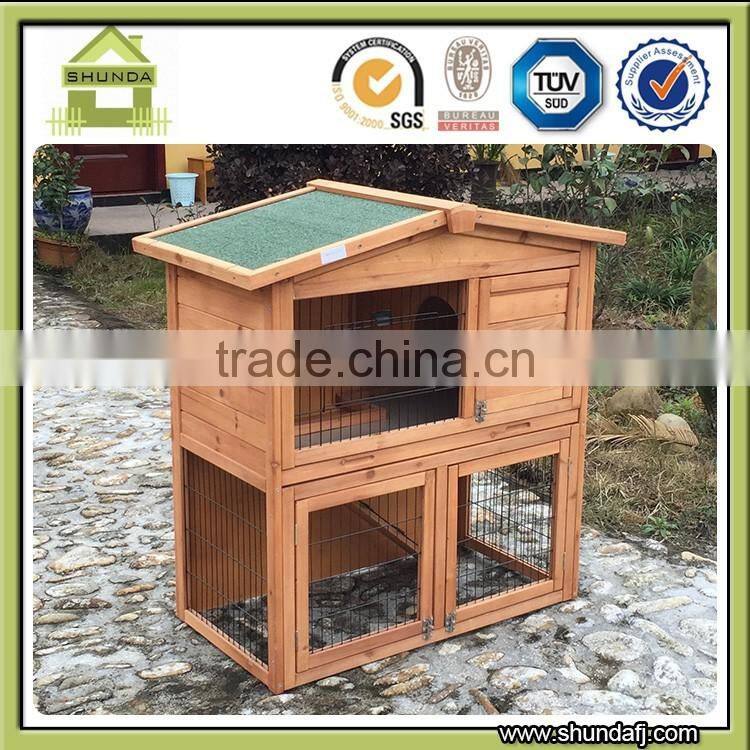 Asphalt roof Chinese wooden rabbit hutch designs