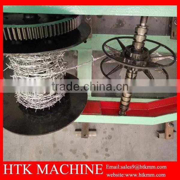 Galvanized And PVC Coated Barbed Wire Mesh Machine