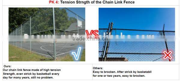 discount pvc coated chain link fence anping factory