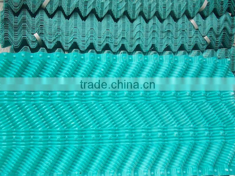 Natural draft S wave PVC cooling tower fill,infill,filler,filling,pack,media