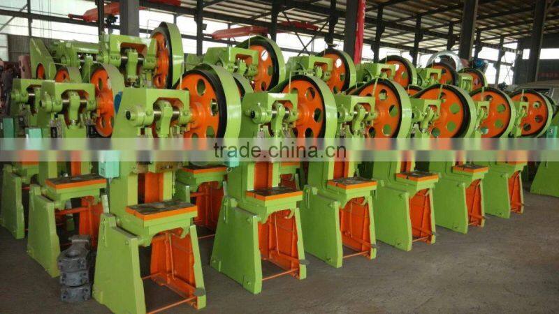 J23-16T C-frame Power Press , Mechanical Metal Stamping Machine Flywheel Punching Press Machine