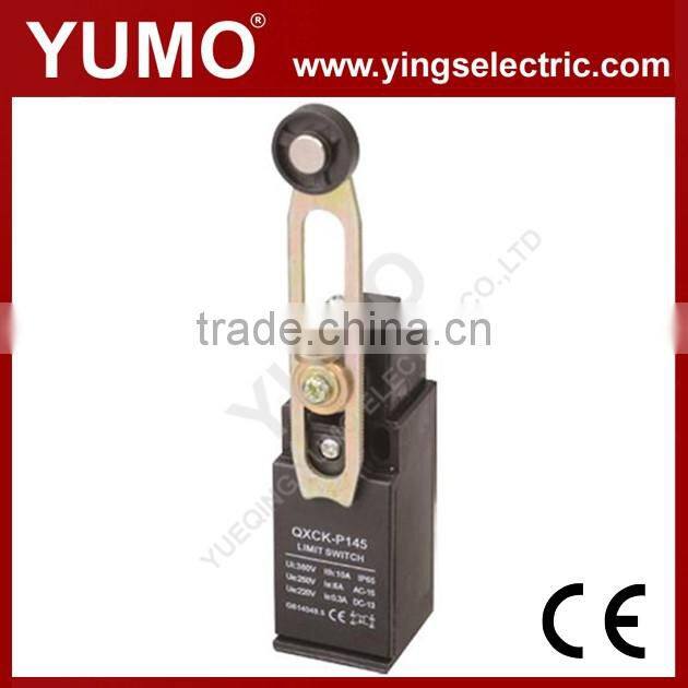 QXCK-P145 Adjustable length and thermoplastic roller tumbler type 1.5m/s 15 million times 30*30*63mm IP65 Limit Switch
