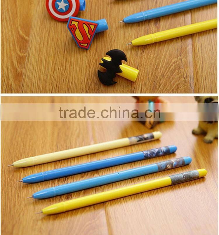 promotional wholesale cheap funny school office stationery mini plastic cartoon League of Legends roller ball point pen
