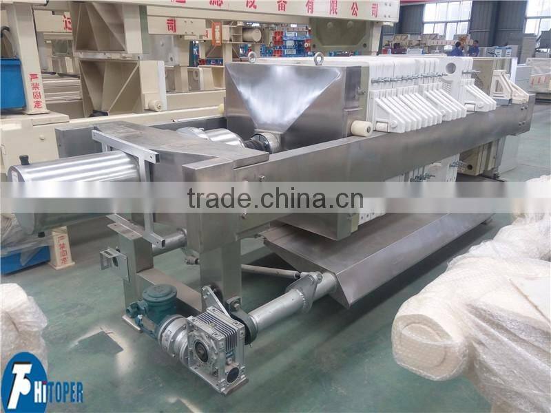 Chemical filter press with stainless, solid-liquid separation durable filter press for wastewater