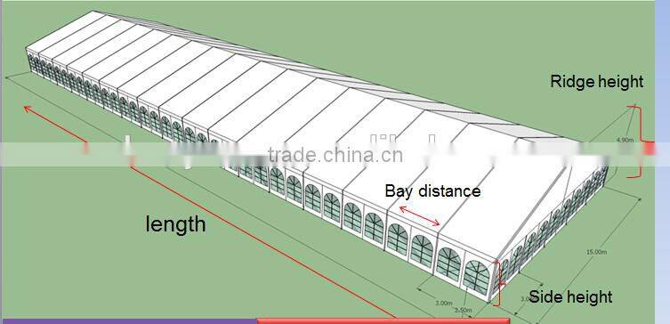 Tent for large tents for events 15 x 20