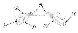 ST Bare fiber adapters