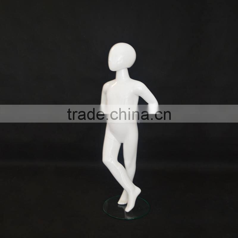 Fashion boy kids mannequin with removeable head for clothes display