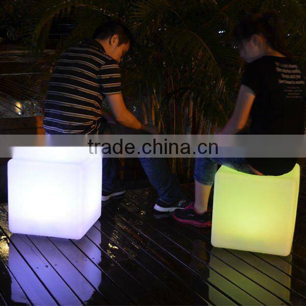 Factory Direct Sales Color Changing Living Room LED Cube Seat Lighting