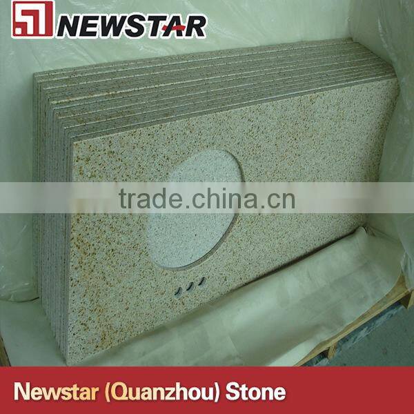 Newstar desert gold granite vanity top