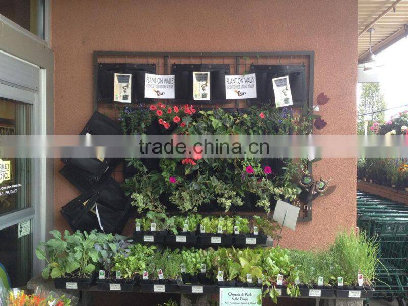 6-pocket Vertical Garden,Living Wall Planters,Living Wall Pots