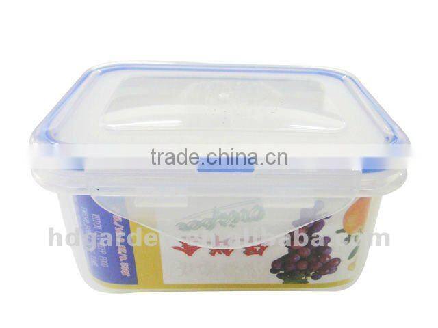 Plastic airproof crisper freshness bowl, food storage box 2012 hot selling