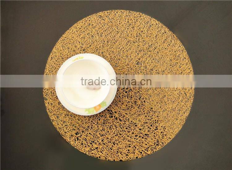 Round EVA Insulation Stain-resistant Dining Room Placemats - Set of 12