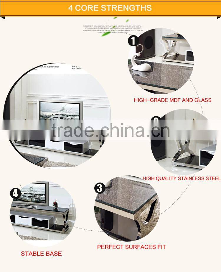 E365 Home Furniture TV Stand Modern Design Wooden TV Cabinet Designs