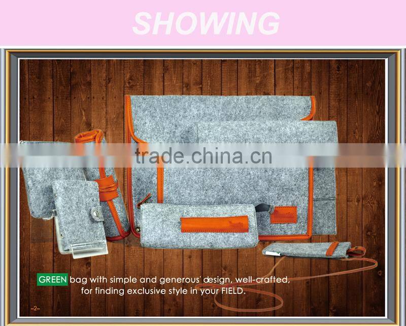 Felt fabric mobile phone bags,yellow felt mobile phone bags