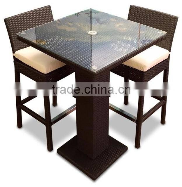 Sigma used wicker furniture outdoor bar sets metal square high table