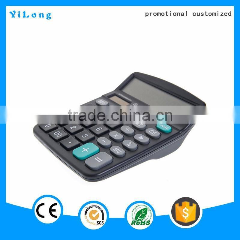 2016 high quality 12 digit 112 steps check and correct function colorful electronic calculator