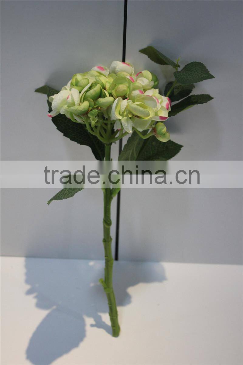 hot sale brand name decorative artificial flowers hydrangea