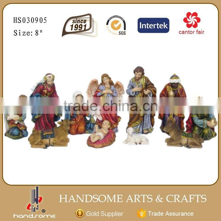 8 Inch Resin Cartoon Characters china Nativity Set