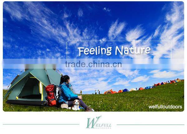 Unique automatic pole folding fishing tents