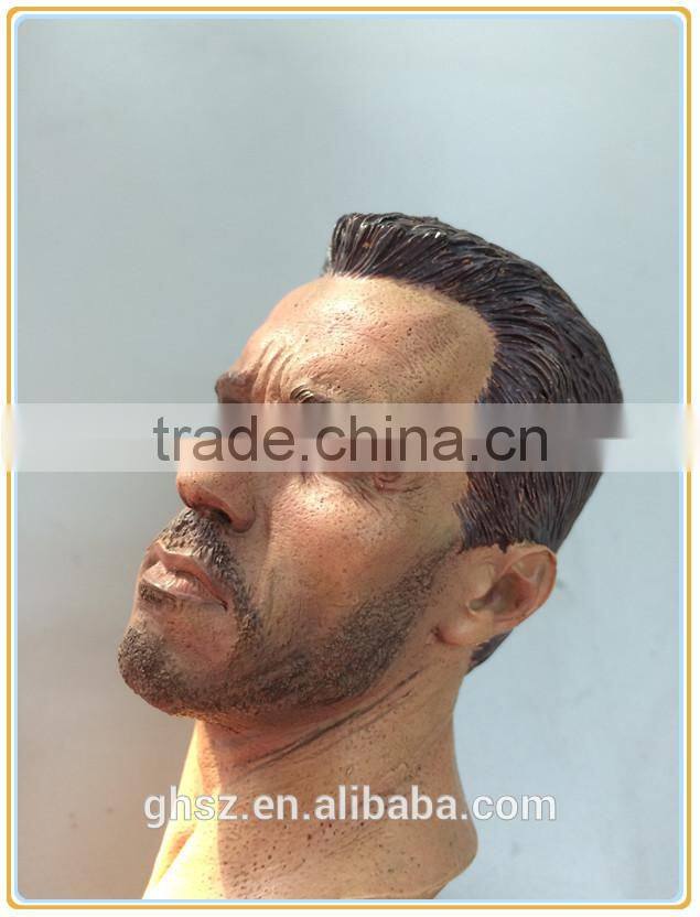 Amazing customized 1 6 scale arnold schwarzenegger head model
