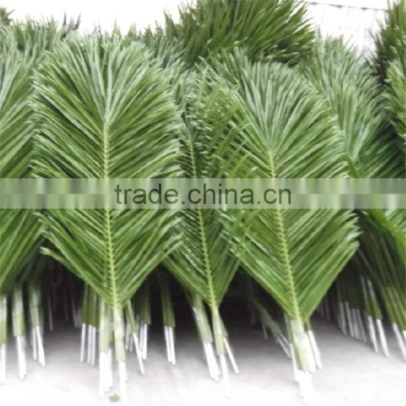 SJZJN 111 Big Amazing Balm Tree Leaves/High Imitation palm Tree Leaves Made in China Hot Sale