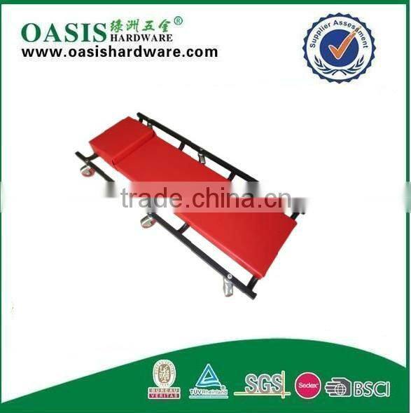 lifting car seat with square tray,stool,creeper,roller seat pneumatic sit on creeper auto repairing tool