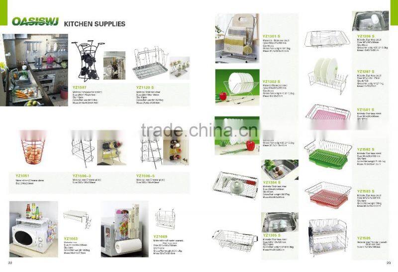 Kitchen stainless steel Dish Rack dish drying rack