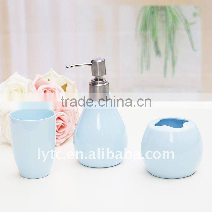 ceramic bathroom accessory set