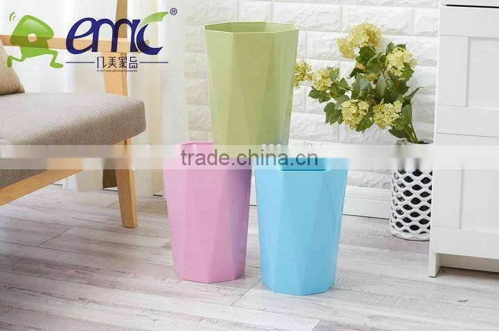 Bright colored polygon dustbin