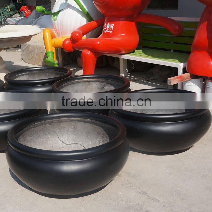 Large round planter flower pot