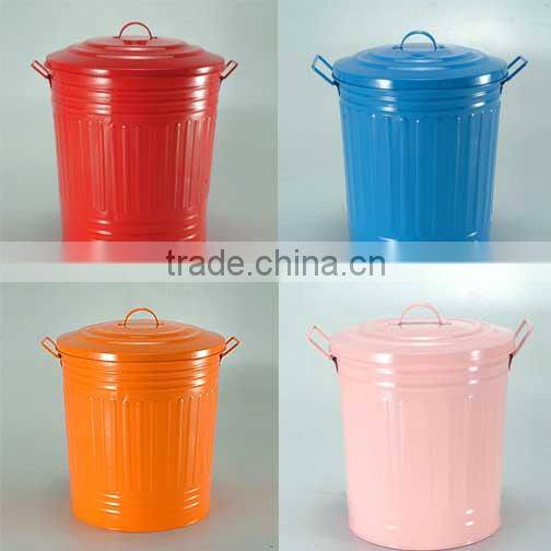 High quality metal pedal trash bin