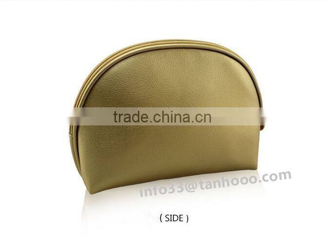 promotion fashional travel leather cosmetic bag