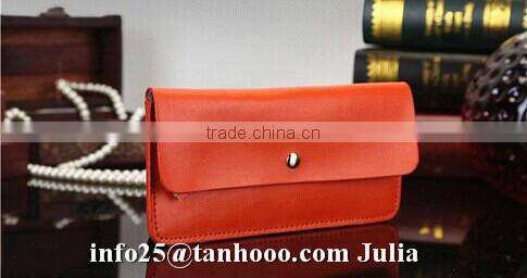 Handmade leather wallet/women slim wallet money clip