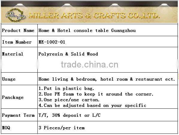 elegant antique Silver console table for living room