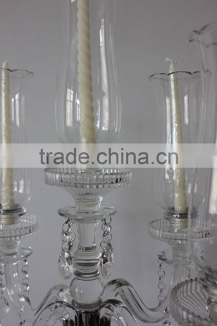 Jingyage candelabra with hanging candelabra centerpieces wedding