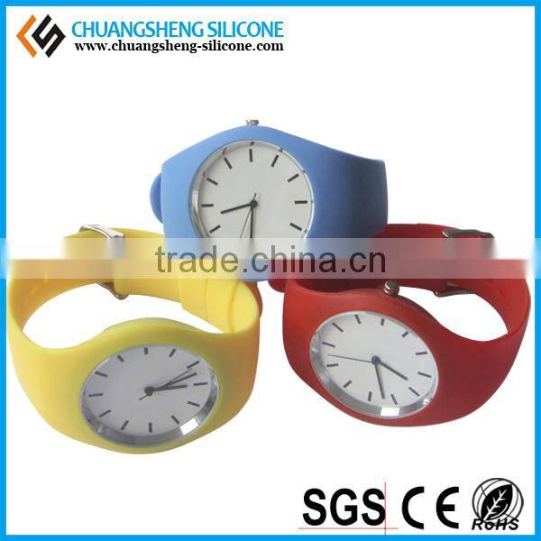 2016 Wholesale silicone promotional wristwatch