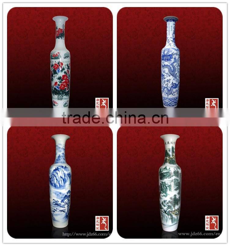 Customize ceramic black cylinder gold metal decorative vases