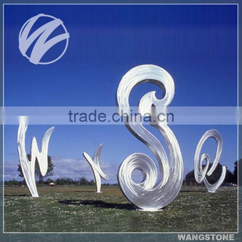 Ornament type modern art stainless steel sculptures